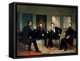 The Peacemakers-George P^A^ Healy-Framed Stretched Canvas