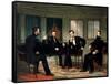 The Peacemakers-George P^A^ Healy-Framed Stretched Canvas