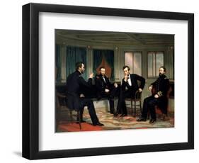 The Peacemakers-George P^A^ Healy-Framed Premium Giclee Print