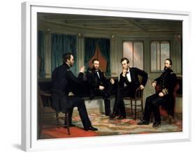 The Peacemakers-George P^A^ Healy-Framed Premium Giclee Print