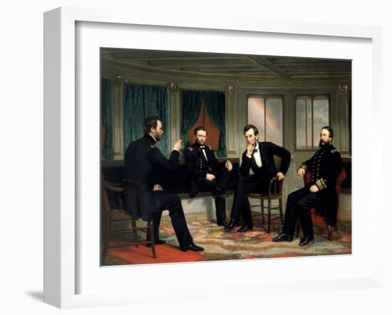The Peacemakers-George P^A^ Healy-Framed Giclee Print