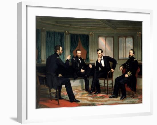 The Peacemakers-George P^A^ Healy-Framed Giclee Print