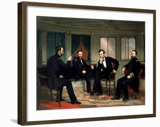 The Peacemakers-George P^A^ Healy-Framed Giclee Print