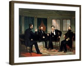 The Peacemakers-George P^A^ Healy-Framed Giclee Print