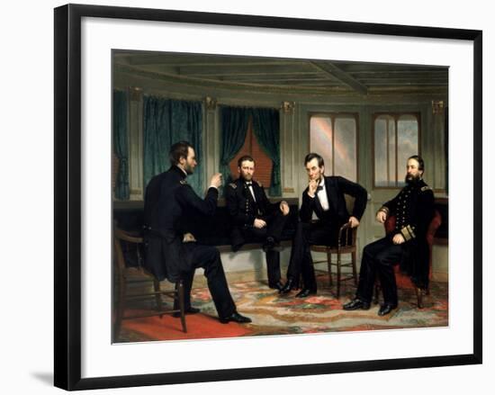 The Peacemakers-George P^A^ Healy-Framed Giclee Print