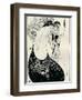 The Peacock Girl, 1893-Aubrey Beardsley-Framed Giclee Print