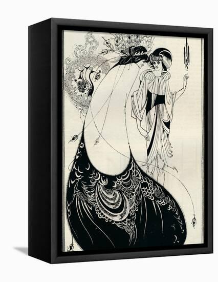 The Peacock Girl, 1893-Aubrey Beardsley-Framed Stretched Canvas