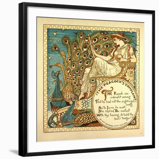 The Peacock's Complaint-null-Framed Giclee Print