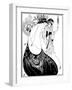 The Peacock Skirt, 1893-Aubrey Beardsley-Framed Premium Giclee Print