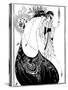 The Peacock Skirt-Aubrey Beardsley-Stretched Canvas