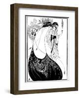 The Peacock Skirt-Aubrey Beardsley-Framed Photographic Print