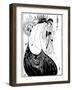 The Peacock Skirt-Aubrey Beardsley-Framed Photographic Print