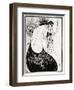 ' The Peacock Skirt-Aubrey Beardsley-Framed Premium Giclee Print