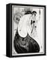 ' The Peacock Skirt-Aubrey Beardsley-Framed Stretched Canvas