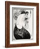 ' The Peacock Skirt-Aubrey Beardsley-Framed Giclee Print