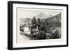 The Peak of Tenerife from Icod De Los Vinos, the Canary Islands-null-Framed Giclee Print