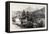 The Peak of Tenerife from Icod De Los Vinos, the Canary Islands-null-Framed Stretched Canvas