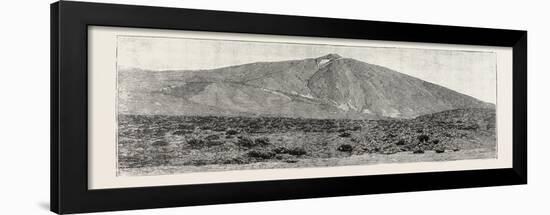 The Peak of Tenerife, from the Canadas on the South, the Canary Islands-null-Framed Giclee Print