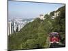 The Peak Tram Ascending Victoria Peak, Hong Kong, China-Ian Trower-Mounted Photographic Print