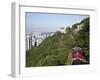 The Peak Tram Ascending Victoria Peak, Hong Kong, China-Ian Trower-Framed Photographic Print