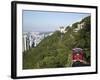 The Peak Tram Ascending Victoria Peak, Hong Kong, China-Ian Trower-Framed Photographic Print