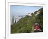 The Peak Tram Ascending Victoria Peak, Hong Kong, China-Ian Trower-Framed Photographic Print