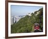 The Peak Tram Ascending Victoria Peak, Hong Kong, China-Ian Trower-Framed Photographic Print