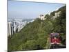 The Peak Tram Ascending Victoria Peak, Hong Kong, China-Ian Trower-Mounted Photographic Print