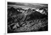 The Peaks And Valleys Of The Sierra Mountain Range Highlight And Arid Zone Of The United States-Jay Goodrich-Framed Photographic Print