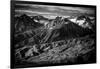 The Peaks And Valleys Of The Sierra Mountain Range Highlight And Arid Zone Of The United States-Jay Goodrich-Framed Photographic Print