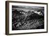 The Peaks And Valleys Of The Sierra Mountain Range Highlight And Arid Zone Of The United States-Jay Goodrich-Framed Photographic Print