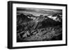 The Peaks And Valleys Of The Sierra Mountain Range Highlight And Arid Zone Of The United States-Jay Goodrich-Framed Photographic Print