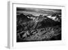 The Peaks And Valleys Of The Sierra Mountain Range Highlight And Arid Zone Of The United States-Jay Goodrich-Framed Photographic Print