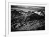 The Peaks And Valleys Of The Sierra Mountain Range Highlight And Arid Zone Of The United States-Jay Goodrich-Framed Photographic Print