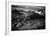 The Peaks And Valleys Of The Sierra Mountain Range Highlight And Arid Zone Of The United States-Jay Goodrich-Framed Photographic Print