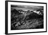 The Peaks And Valleys Of The Sierra Mountain Range Highlight And Arid Zone Of The United States-Jay Goodrich-Framed Photographic Print