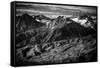 The Peaks And Valleys Of The Sierra Mountain Range Highlight And Arid Zone Of The United States-Jay Goodrich-Framed Stretched Canvas