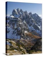 The Peaks of the Cadini Mountain Range, Cadini Di Misurina in the Dolomites, Tre Cime Di Lavaredo-Martin Zwick-Stretched Canvas