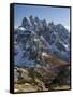 The Peaks of the Cadini Mountain Range, Cadini Di Misurina in the Dolomites, Tre Cime Di Lavaredo-Martin Zwick-Framed Stretched Canvas