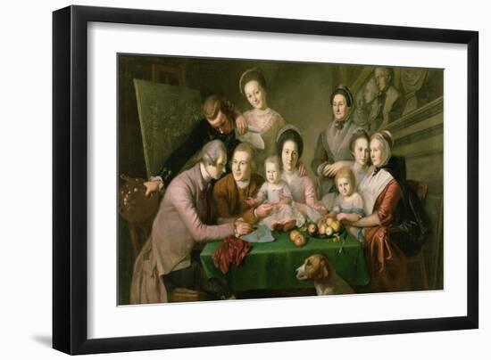 The Peale Family, C.1770-3-Charles Willson Peale-Framed Giclee Print
