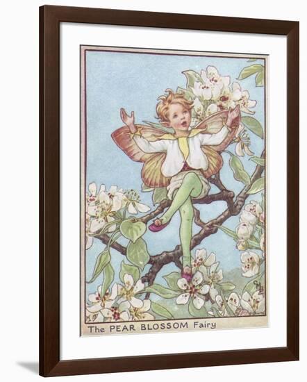 The Pear Blossom Fairy-Vision Studio-Framed Art Print