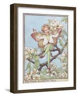 The Pear Blossom Fairy-Vision Studio-Framed Art Print