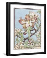 The Pear Blossom Fairy-Vision Studio-Framed Art Print