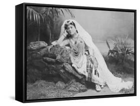 The Pearl Fishers a Photo of Amparo Alabau in the Leading Role of Valencia-null-Framed Stretched Canvas