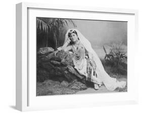 The Pearl Fishers a Photo of Amparo Alabau in the Leading Role of Valencia-null-Framed Photographic Print