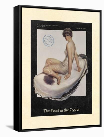 The Pearl in the Oyster-null-Framed Stretched Canvas