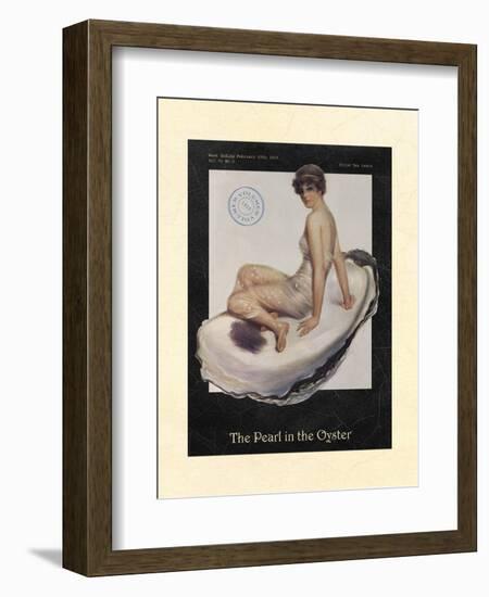 The Pearl in the Oyster-null-Framed Art Print