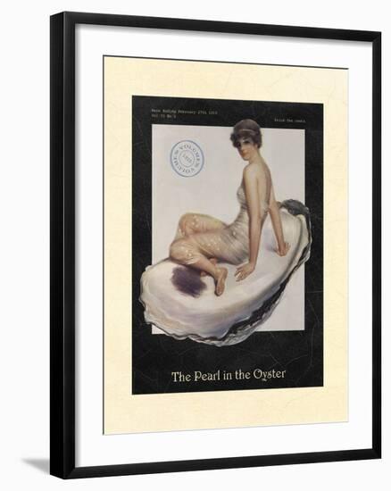 The Pearl in the Oyster-null-Framed Art Print