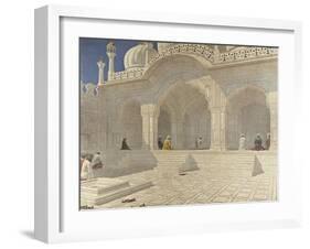 The Pearl Mosque (Moti Masji), Delhi, 1880S-Vasili Vasilyevich Vereshchagin-Framed Giclee Print