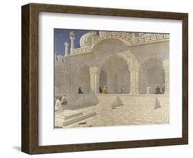 The Pearl Mosque (Moti Masji), Delhi, 1880S-Vasili Vasilyevich Vereshchagin-Framed Giclee Print